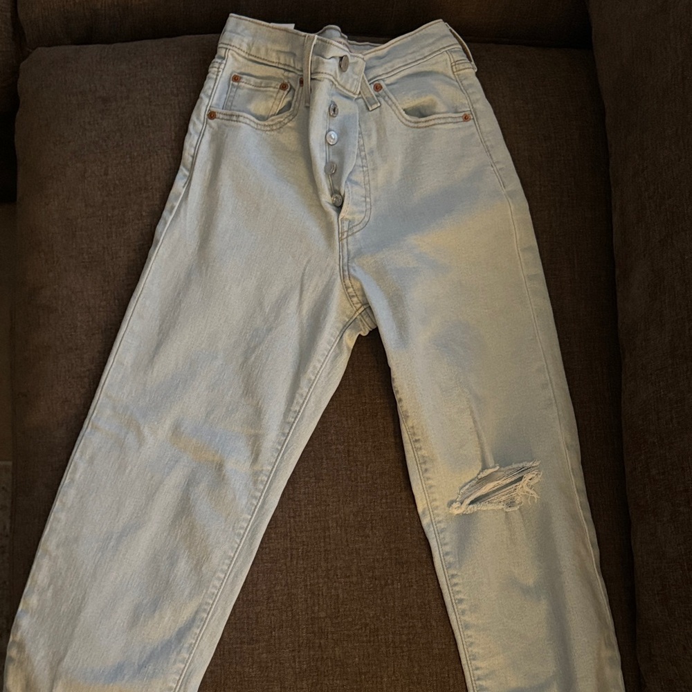 Levi's ribcage straight ankle 26